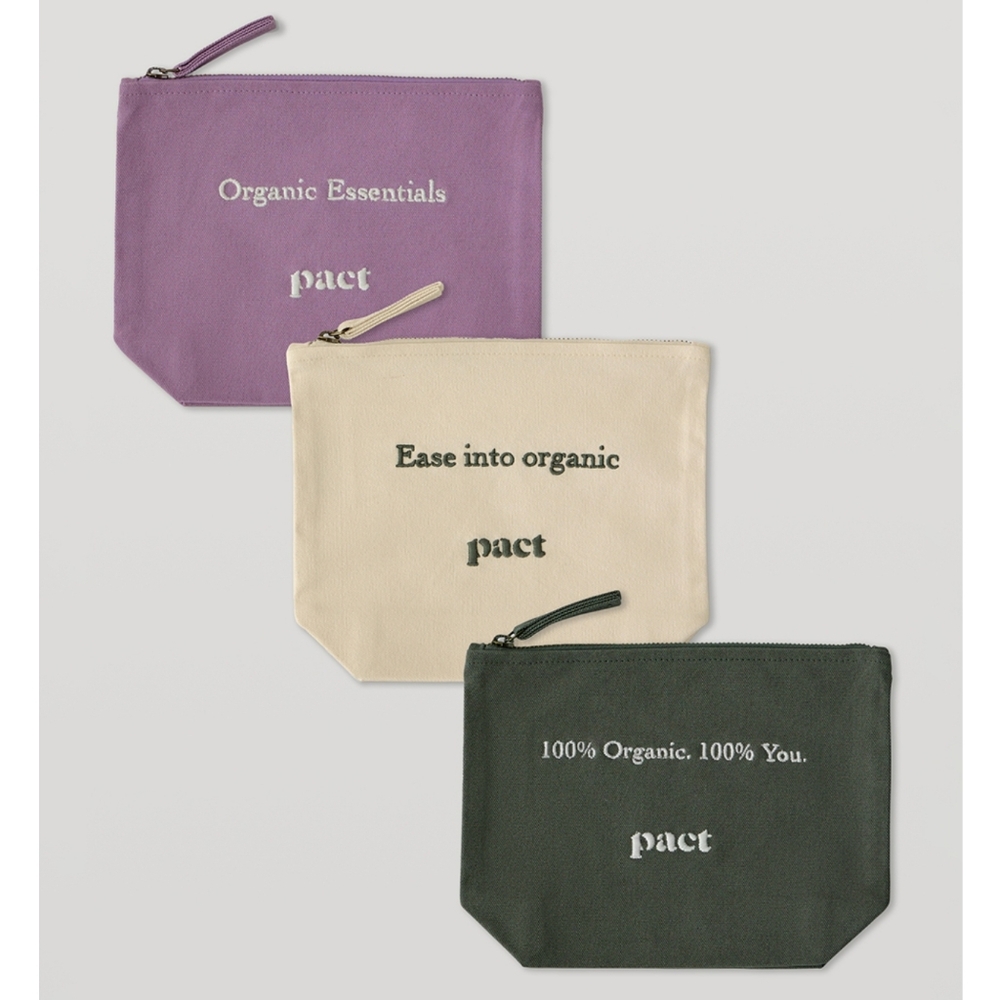 Pact - Going Places Travel Pouch 3-Pack